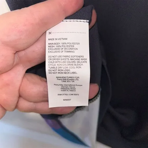 Callaway Women's Sleeveless V-Neck Golf Polo Shirt Blue Size L - Picture 4 of 5